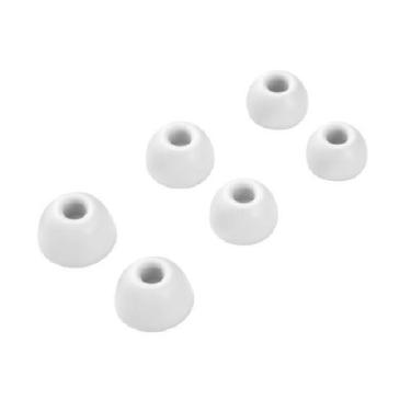 Imagem de Borrachinha ponta compativel com fones qcy cor:branco - GENERICA, BRAN