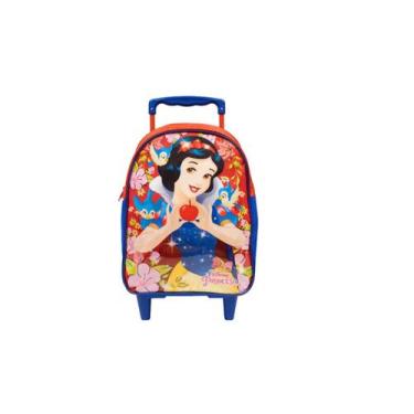Imagem de Mochila Escolar de Rodas G Princesa Branca de Neve Original - Dermiwil