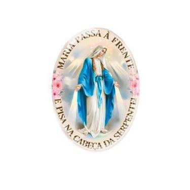 Imagem de Adesivo Nossa Senhora das Graças Resinado Carro/Moto/ Notebook - Zanat