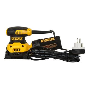 Imagem de Lixadeira Orbital Pro 230w 127v Com Coletor De Po - Dewalt Amarelo