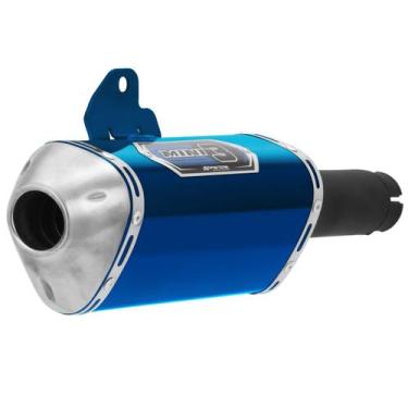 Imagem de Ponteira de Moto Pro Tork Mini 3 para Twister 2016 À 2020, AZUL, Único