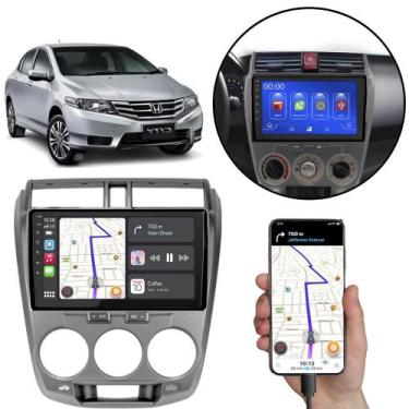 Imagem de Kit Multimídia MP5 City 2009-2014 9 Pol Android-Auto Carplay - E-Conne