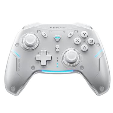 Imagem de Controle Sem Fio Gamer Machenike G5 Pro, Multiplataformas, RGB, Switch Kailh, Branco -...