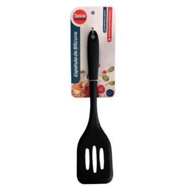 Imagem de Espátula De Silicone furada 30cm Resistente - Dolce Home, Vermelho