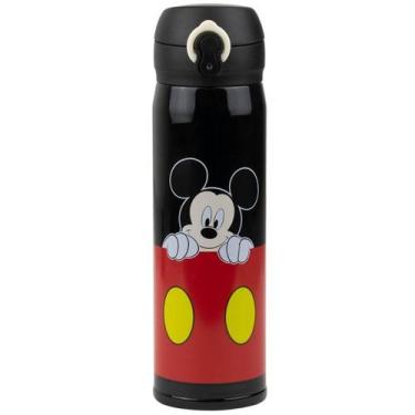 Imagem de Garrafa térmica preta mickey 400ml - disney