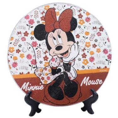 Imagem de Suporte panela vidro minnie 20x20cm - disney