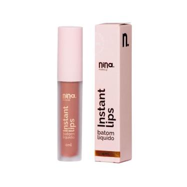 Imagem de Batom Líquido Matte Instant Lips - Nina Makeup, ESSÊNCIA
