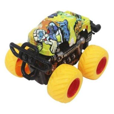 Imagem de Carro Fricçao PICK UP Roda Amarela DM TOYS DMT5921