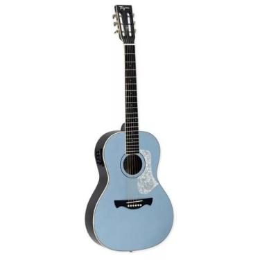 Imagem de Violão tagima - parlor - latin america nazca - lake placid blue satin