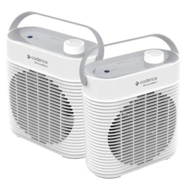 Imagem de Kit 2 Aquecedores Elétricos Miniconfort com Termostato Ajustável Caden