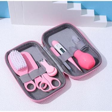 Imagem de Kit Higiene Cuidados De Bebe 8 Peças Infantil Termometro - NoBrand, Ro