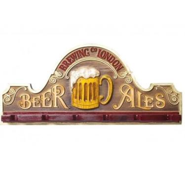 Imagem de Placa Decorativa Suporte Canecos, Cabide - Beer Ales 38500-8 - Karim G