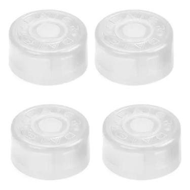 Imagem de 4 Botões Protetor Night Glow Footswitch Pedal Topper branco - ELEVEN A
