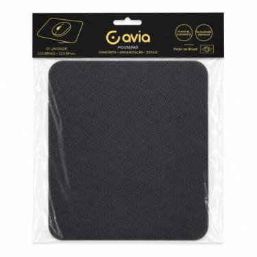 Imagem de Mouse Pad material sintético Preto Retangular 22x18cm Qualidade Premiu