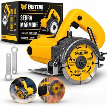 Imagem de Serra Mármore Concreto Profissional 1240W 4.3/8 Pol FST055 Fasterr Too
