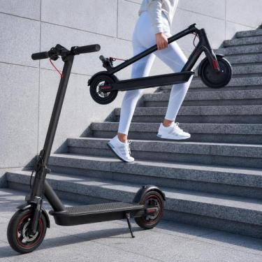 Imagem de Patinete Elétrico com Amortecedor Premium Dobrável 35km até 120kg Moto