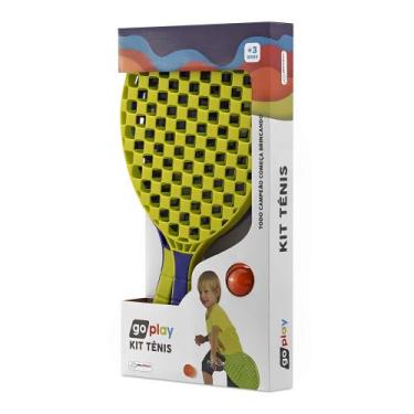 Imagem de Brinquedo Go Play Kit Tênis com 2 Raquetes e Bolinha Esporte Infantil 