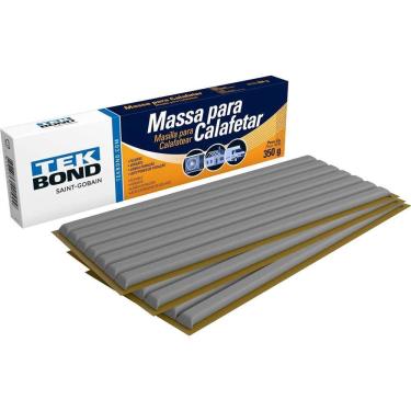 Imagem de Massa para Calafetar 17000018646 Vedação e Isolamento Fácil de Aplicar Cinza Tekbond 350G