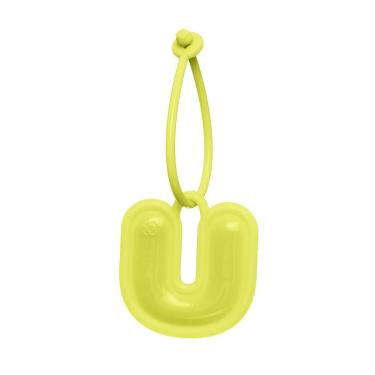 Imagem de Chaveiro Petite Jolie Letra U Amarelo Neon Único-Unissex