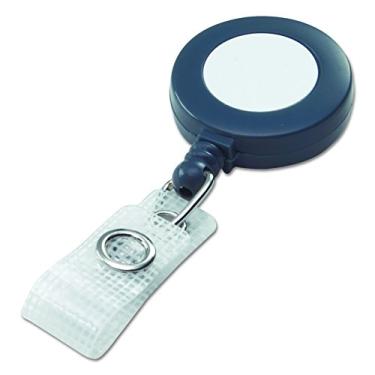 Imagem de GBC BadgeMates Carretel de crachá retrátil, cinza, 25 carretéis por pacote (50573)