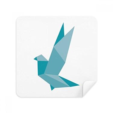 Imagem de Tecido de camurça com estampa de pombo abstrata Origami 2 unidades