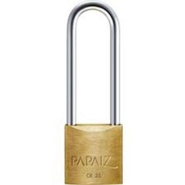 Imagem de Cadeado de Latão Maciço 35mm Haste Longa CR35/70