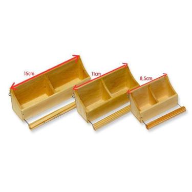 Imagem de Comedouro De Madeira Com Poleiro