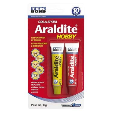 Imagem de Cola Araldite Hobby 10 Minutos 16g SM Tekbond