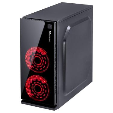 Imagem de Gabinete Gamer Vx Gaming Crater Com Janela Acrílica Vermelho