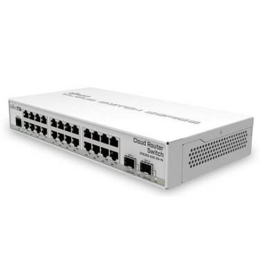 Imagem de Switch Gerenciável Layer 3 Mikrotik Crs326-24G-2S+Rm 24 Port