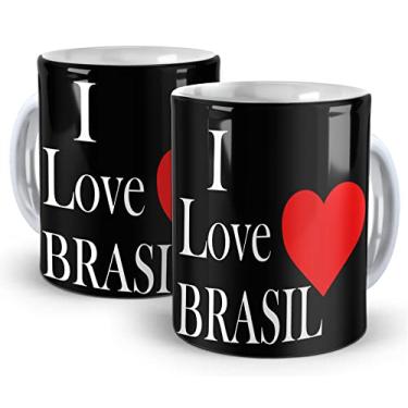 Imagem de Caneca Motivação I Love Brasil