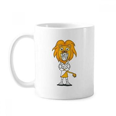 Imagem de Egito múmia Hórus chapéu de leão caneca cerâmica xícara de porcelana café louça