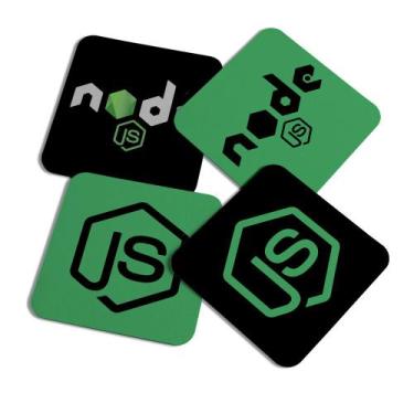 Imagem de Porta Copos Quadrado Dev - Node Js - Jps Info