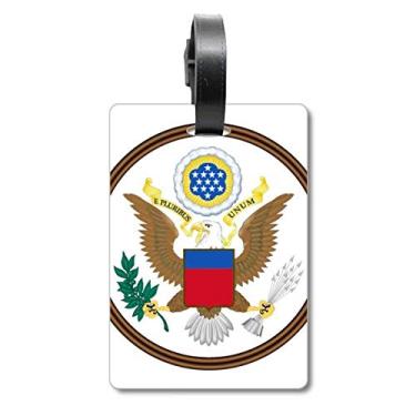 Imagem de Emblema nacional dos Estados Unidos para malas, etiqueta para bagagem, cartão de bagagem
