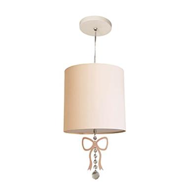 Imagem de Luminária Pendente Infantil Laço Crú 25x25 1E27