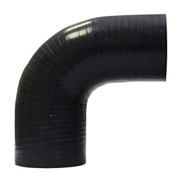 Imagem de Mangote Preto em Silicone Redutor 90º 2,75" (70mm) para 2,5" (63mm) * 120mm - Epman