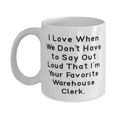 Imagem de Utilitário armazém presentes, I Love When We Don't Have to Say Out Loud That I'm Your Favorite, Holiday 325 g Caneca para armazém
