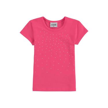 Imagem de Camiseta Infantil com Strass Pink tamanho 03 Kukie-Feminino