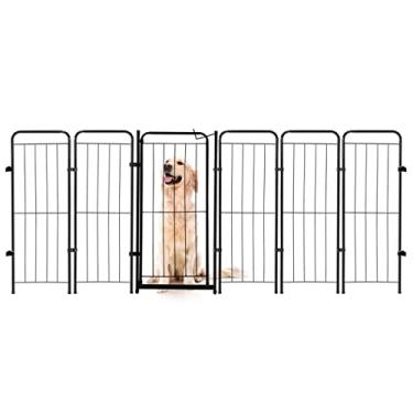 Imagem de Utility Cercado Dobrável Grande Portão + 5 Módulos 236x98cm Preto