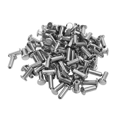 Imagem de 100 peças de pinos de pneu de carboneto antiderrapante para neve parafusos para empilhadeira carro caminhão off-road pneu parafusos de roda de carro antiderrapante parafuso de neve parafuso de pneu de veículo Stu