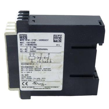 Imagem de Rele Tempo Weg ETW Todos 110v Rtw-Et02-U030Se37 0.2 A 30 Segundos Estrela Triângulo