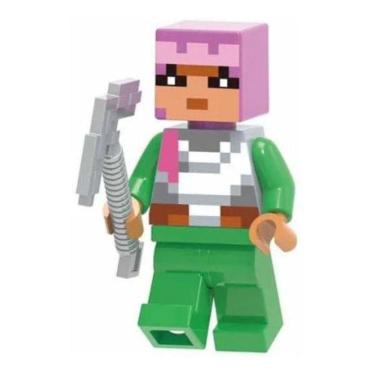 Imagem de Hedwig Minecraft Boneco Minifigure Blocos De Montar