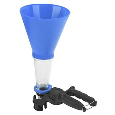 Imagem de Kit de funil de óleo de motor Vomeko, filtro de óleo de braçadeira rápida universal, universal para T Oyota, L Exus, V&W, M Ercedes e muito mais(azul)