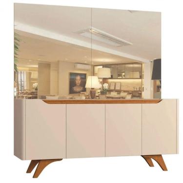 Imagem de Buffet Para Sala De Jantar 4 Portas Grecia Mavaular Off White - Naturalle