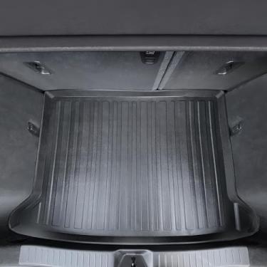 Imagem de Forro de carga premium para Mazda CX-30 Crossover 2020-2023 - 100% de proteção - Tapete de porta-malas de carro de ajuste personalizado - Tapete de carga preto para todas as estações - Forros de porta-malas medidos a laser em formato 3D para Mazda CX-30