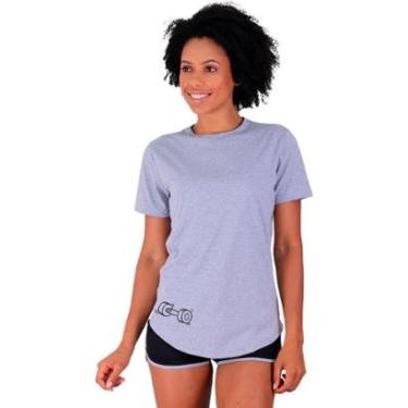 Imagem de Camiseta Longline Feminina MXD Conceito Estampas Treino Fitness Pesado-Feminino