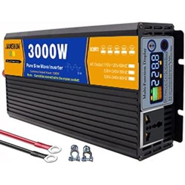 Imagem de Inversor de energia de onda senoidal pura 3000W 4000W 5000W 6000W 8000W Inversor de energia para carro DC 12V 24V 48V 60V 72V para AC 220V 230V 240V Conversor de transformador Tensão univers