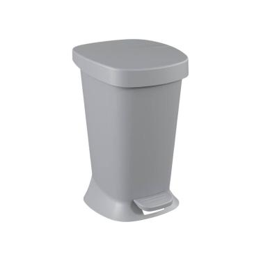 Imagem de Lixeira com Pedal Coza New Square 5 Litros Cinza Frio