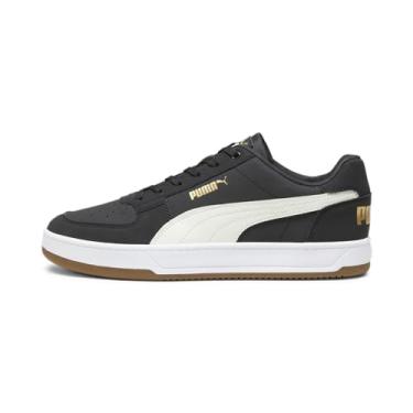 Imagem de PUMA Caven 20 75 Years Tênis de basquete masculino, 44, preto, quente, branco, dourado, Preto-quente, branco-dourado, 45