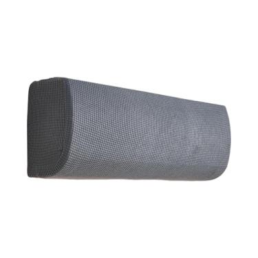 Imagem de WeiLaiKeQi Capa Protetora para Ar Condicionado, Decoração Macia para Casa, 360 Graus, Pacote de Corpo Inteiro, Capa de Limpeza para Coberturas Internas Divididas, Cinza escuro, Tamanho real